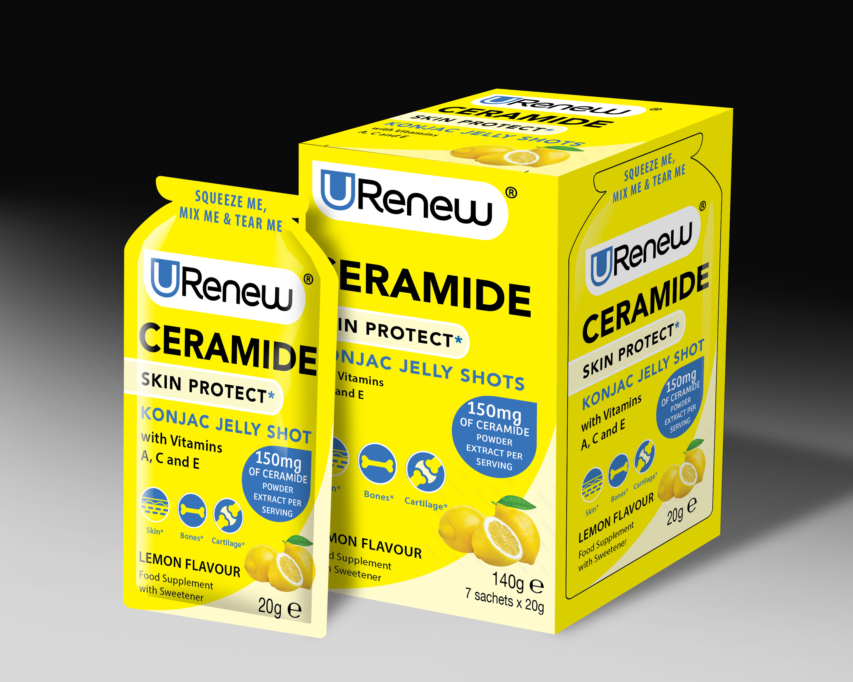 Ceramide, Konjac Jelly Shot - Skinco - Webflow Ecommerce Website